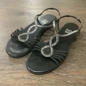 NWOT IMPO sandals with elastic bands